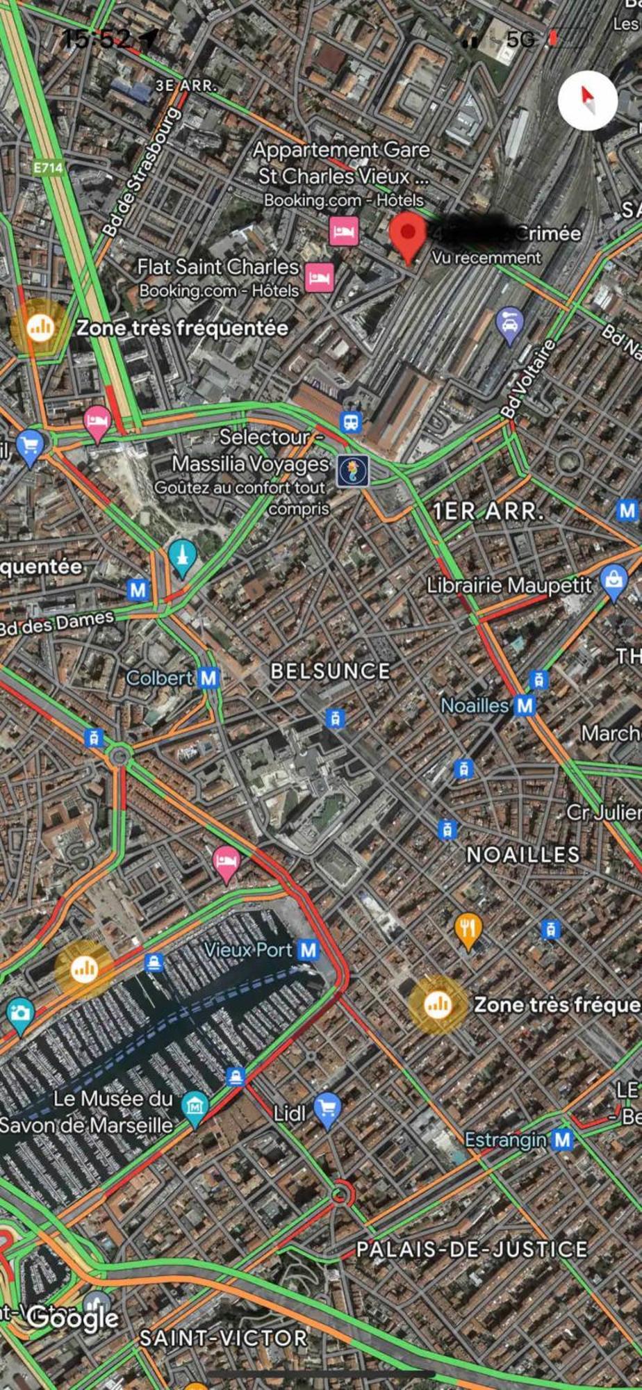 Апартаменти Gare Saint Charles Tgv 6 Personnes Марсель Екстер'єр фото